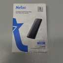 Netac 1TB Portable SSD USB 3.2 Gen 2 (10 Gbps, Type-C) External Solid State Drive Backup Slim Portable Drive for File Storage/Business Travel Essential, Rapid Read & Write Low Noise, Zslim