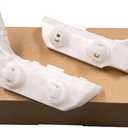 1 Pair Left And Right Side Front Bumper Bracket Compatible with Infiniti G37 2008-2013 Q60 2014 2015 62223JL00A 62222JL00A