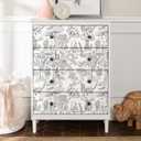 2 x Timeet 17In  78.7In Peel and Stick Wallpaper for Bedroom Funny Wall Paper Removable Self Adhesive Contact Paper Black and White Wallpaper Decor