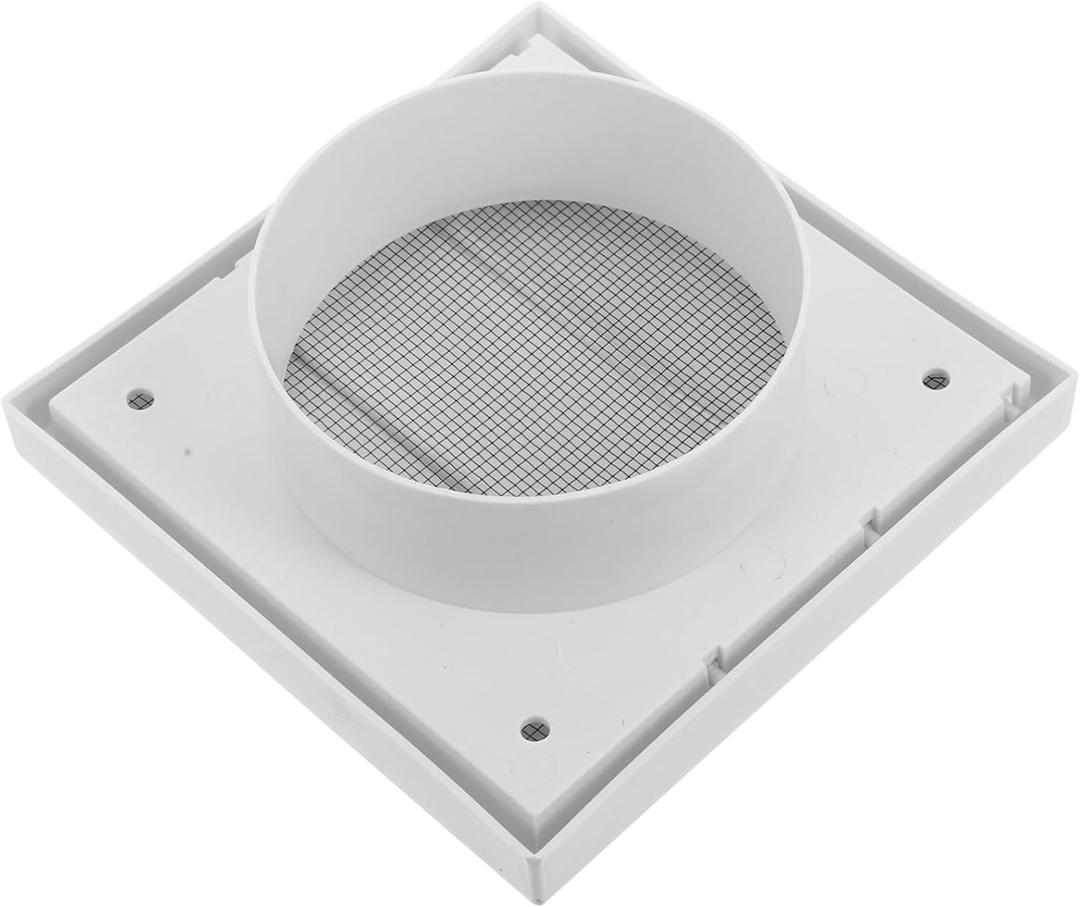 Homoyoyo Portable Wall Vent Kit Rainproof and Windproof Hood Floor Vents for Home