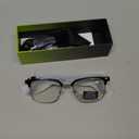 AI Smart Glasses for Men Women with Translation and Bluetooth 6.0, Support 160+ Languages Photochromic Lenses, Open Ear Bluetooth Glasses with Speakers, Hands-Free for Travel Meetings - Silver