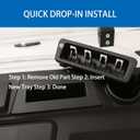 Golf Cart Dashboard Tray for Evolution D5 Maverick & Ranger  Injection-Molded Glass Fiber Reinforced, Matte Leather Finish, 3D-Scanned Custom Fit