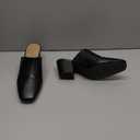 Amazon Essentials Women's Square Toe Mule (7.5, Tan)