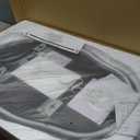 LED Bathroom Mirror with Lights,25x35 in Asymmetrical Led Bathroom Mirror for Wall, Backlit Mirror with Anti-Fog,3 Colors and Dimmable Light,[Horizontal/Vertical] (Clear)