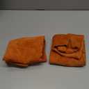 CaliTime Fall Throw Pillow Covers Decorative 16 X 16 Inches Pack of 2 Cozy Chenille Cushion Cases for Couch Sofa Bed Living Room Home Burnt Orange