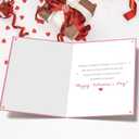 4 x OJsensai Cute Cake Valentines Day Card Gifts for GranddaughterSweet Valentines Day Gifts for Her Girl Kids from Grandma Grandpa Grandparents
