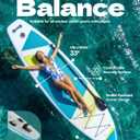 SOLAVERO 11' Inflatable Stand Up Paddle Board with SUP Accessories