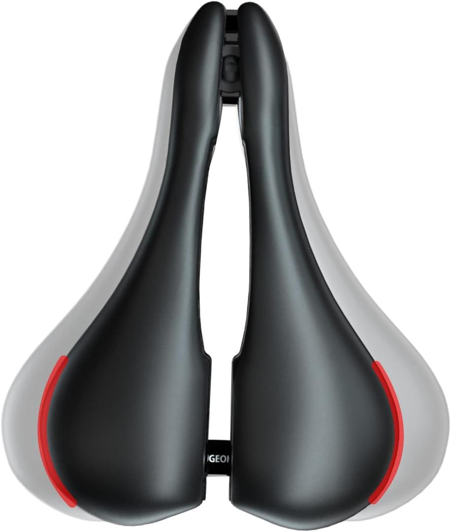 Width Adjustable Bike Seat - Comfortable Prostate Friendly Bicycle Saddle Suitable for Mountain, Road, City and Stationary Exercise Bikes