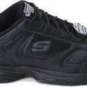 Skechers Men's Work Dighton Athletic Slip Resistant Food Service Shoe (Black), 12