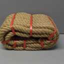 8mm Jute Twine Rope - 164ft Heavy Duty Natural Jute String for Gardening, Crafts, Packaging, DIY Projects & More - Strong, Durable & Biodegradable - Perfect for Plant Tying, Home Decor & Outdoor Use