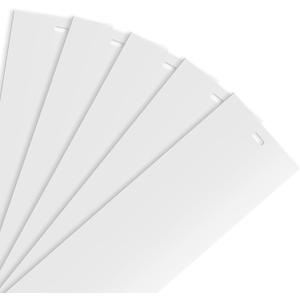 5 Pack 82.5" x 3.5" PVC Vertical Blind Replacement Slats, Blind Replacement Slats for Sliding Glass Doors, Window, Curved Smooth