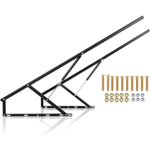 Dyna-Living 4.6FT Bed Lift Mechanism 198lbs/90kg Load Capacity Pneumatic Gas Spring for Storage Bed Box or Sofa Bed