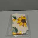 Aesthetic Embroidery Tote Bag for Women - Reusable Canvas Cute Shoulder Bag for Shopping, Grocery, Work, Book