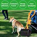 Pooper Scooper for Large Medium & Small Dogs Heavy Duty, 14.18Long Handled Dog Poop Scooper for Grass,Durable Dog Poop Pick Up Tool, Poop Grabber with 2 Dog Poop Bags 1 Dispenser Poop Scoop