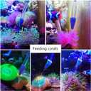 31.5Inch Long Corals Grabber,reefs Feeders,Aquarium Veggie Feedting Tool,Aquarium Food Clip Feeding(Long Reef Grabber and Coral Feeder Kits(Anti-Rust)