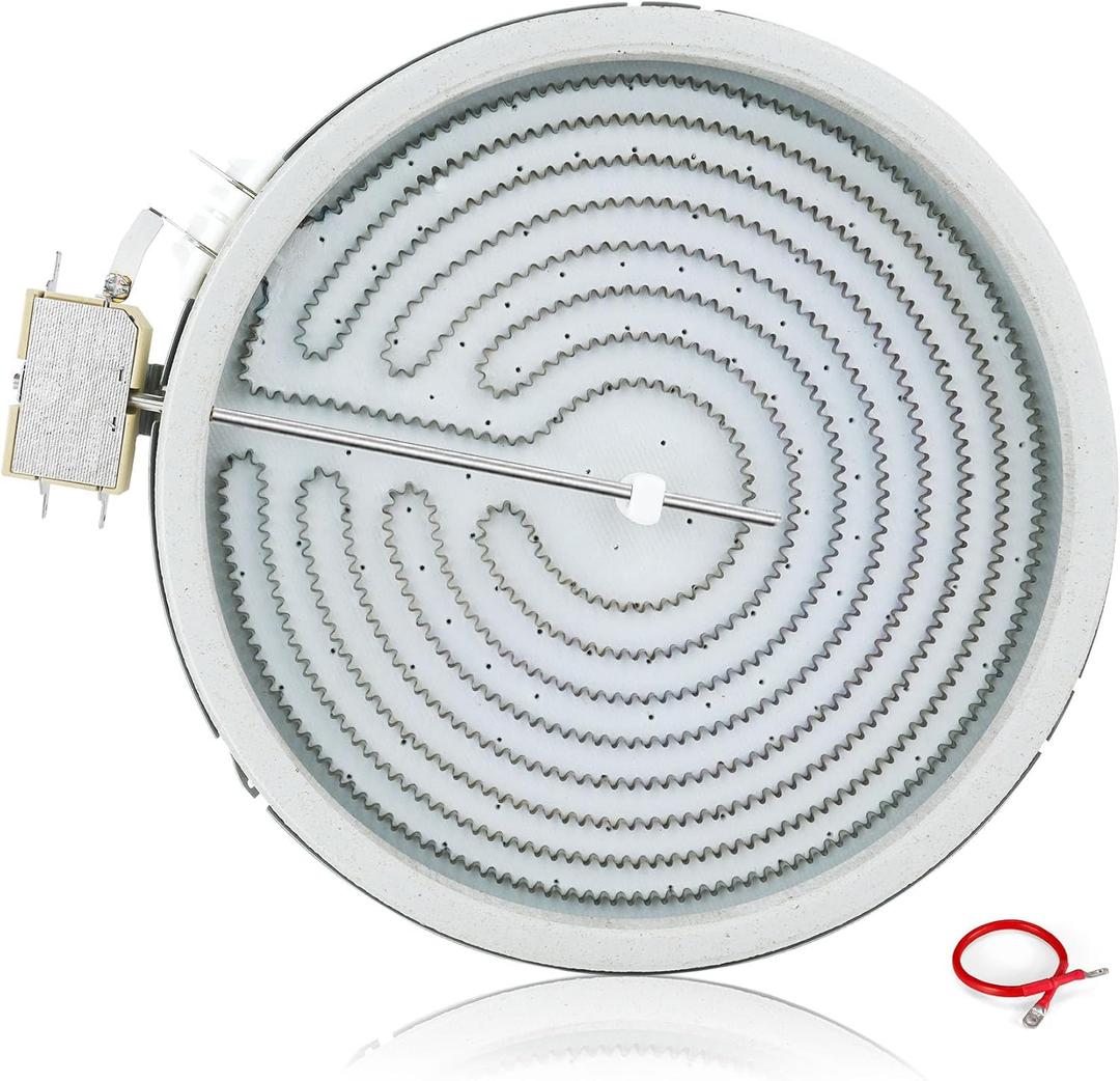 Updated W10823696 316135401 Ceramic10in W10823696 8523692 Compatible With Whirlpool Element,Compatible With Kenmore Stove Burner Replacement Replace for 316224200 316224201Radiant Surface Element