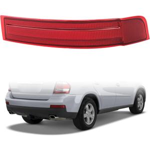 Rear Bumper Reflector Passenger Side Red Reflector Compatible with Mercedes Benz GL550 GL320 GL450 2007 2008 2009 1648201274 Right