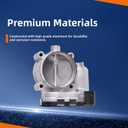 0280750003 Throttle Body Compatible with 2000-15 Audi A4 A6 R8 S6 S8 V6 V8 V10 078133062C
