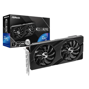 ASRock Intel Arc A580 Challenger 8GB OC Graphics Card, Intel Xe HPG Architecture, 8GB GDDR6, PCIe 4.0, Dual Fans, 0dB Silent Cooling, DisplayPort 2.0