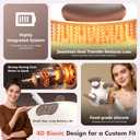 4D Neck Massager,Shoulder Hot Compress Massager, a wireless and portable massager that simulates human hand operation,suitable for relieving neck pain and relaxing muscles,with 3 adjustment modes.