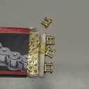 KAMIER 428 Motorcycle Chain 132 Link Gold with Chain Breaker for TTR125 TTR225 Hawk 250 Boom Vader 125 Apollo RFZ TaoTao Coleman 110cc 125cc 150cc Pit Dirt Bike 4 Wheeler ATV Go Kart Heavy Duty Parts