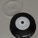 25 Pcs CD-R Blank Discs 700mb 80 Min 52x Vinyl Recordable Disc with White Inkjet Printable Center and Black Recording Surface for Music Data