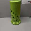 Outside Green Candle Holder Lamp For Decor