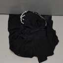 popvil Women's One Piece Swimdress 2026 V Neck Tummy Control Swimsuit with Mesh Skirt Sexy Bathing Suit, Black, XL