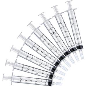 3ml Syringe Without Needle, Syringe for Liquid, Scientific Labs, Measurement, Disposable Individual Package, Pack of 30