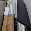 DWVO 5X3FT Outdoor Vertical Storage Shed with 2 Shelves, 60 Cu Ft Waterproof Resin Garden Shed with Floor & Lockable Door, Plastic Tall Tool Cabinet for Garbage Can, Lawn Garden Supplies, Gray