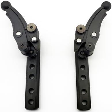 Wheelchair Brake,Composite Scissor Wheel Locks,Compact Scissor Wheel Lock,DIY,Wheelchairs Replacement Parts (1Pair,Black)