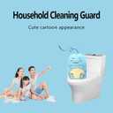 Toilet Bowl Cleaner Bottle Krazy Clean Pro for Tank Cleaner Blue Crazy Cleaning Cute Dinosaur The Works Toilet Bowl Cleaner Easy to Use Leaving Your Toilet Looking Fresh-Marine Scent