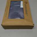 COCOPLOCUE Pillow Covers 26x26 Set of 2 Thicken Cotton Euro Shams with Hidden Zipper Decorative Quilted Throw Pillow Cover Lagre Cushion Cover for Sofa Couch Bedroom,Navy Blue