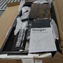 Huuger Computer Desk with 6 Drawers, 47 Inch Office Desk with Shelves, Reversible Gaming Desk, Corner Desk with Storage, Work for Home Office, Study, Living Room, Rustic Brown