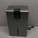 PSOS Dehumidifier, Dehumidifiers for Home, 98 OZ Water Tank, (1000 sq.ft) Quiet Dehumidifier for Basement Bathroom Bedroom with Humidity Display, Auto Shut Off, Relaxing 7 Color Ambient Light (Gray) 