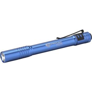 Streamlight 66122 Stylus Pro 100-Lumen Penlight With White LED, 2 AAA Alkaline Batteries and Removable Pocket Clip, Blue