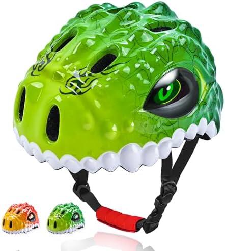 Safuty1st Toddler/Kids Bike Helmet Set for Boys Girls 3D Adjustable Kids Helmet Protective Gear Set Knee Elbow Wrist Pads and Multi-Sports Skateboard Scooter Cycling Roller Balance Bike : Sports & Outdoors