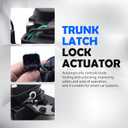 HiSport Manual Trunk Latch Lock Actuator 4-Pin 931-299 Compatible with Buick Cadillac Chevy GMC Pontiac & Saturn Vehicles, for Models Without Power Liftgate