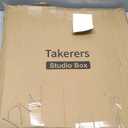 Photo Studio Light Box for Photography: Takerers 32x32 Inch 210 LED Large Lightbox for Product with 3 Stepless Dimming Light Panel, Professional Background Shooting Tent with 5 Color Backdrops