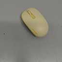 TECKNET Wireless Mouse, 2.4G Quiet Computer Mouse with USB Receiver, 4 Buttons Portable Cordless Mice for Chromebook, Laptop, PC, Mac, 800/1200/1600 DPI - Yellow