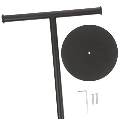 Happyyami Stainless Towel Stand Weighted Base Countertop Towel Hanger for Bathroom and Compact Design for Easy Organization and