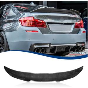Rear Trunk Spoiler PSM-Style Compatible with 5 Series and M5 Sedan (F10 & F10 M5 10-16, Carbon Fiber Look)