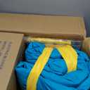 Action Air Bounce House, Inflatable Bouncer with Air Blower, Jumping Castle with Slide, Family Backyard Bouncy Castle, Durable Sewn with Extra Thick Material, Idea for Kids (Blue)