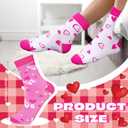 36 Pairs Easter Socks Gifts Women Bunny Egg Heart Shamrock Socks Bulk Soft Stretchy for Women Easter Holiday Gift