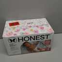 The Honest Company Comfort Dry Disposable Daytime Diapers for Sensitive Skin, Hypoallergenic, Rose Blossom + Tutu Cute, Club Box Size 1 (814 lbs), 78 Count