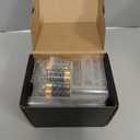 Victoper LED Flashlight 6 Pack, Bright 2000 Lumens Tactical Flashlights High Lumens with 5 Modes, Waterproof Focus Zoom Flash Light, Portable Flashlight for Camping Hiking Outdoor Home Emergency (Black)