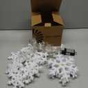 Brightown Snowflake Icicle Christmas Lights, Model: DMI-I-192