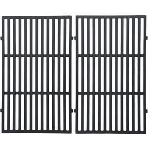 17.5 inch Grill Grates Replace for Weber 7638,Weber Spirit I & II 300 Series Spirit E/S310 E/S315 320 330 SP320 700 Genesis 1000-3500 Gold Silver Platinum B/C Gas Grill (17.5" x 11.9"Each) (17.5" x 11.9" for Spirit 300 Serise)