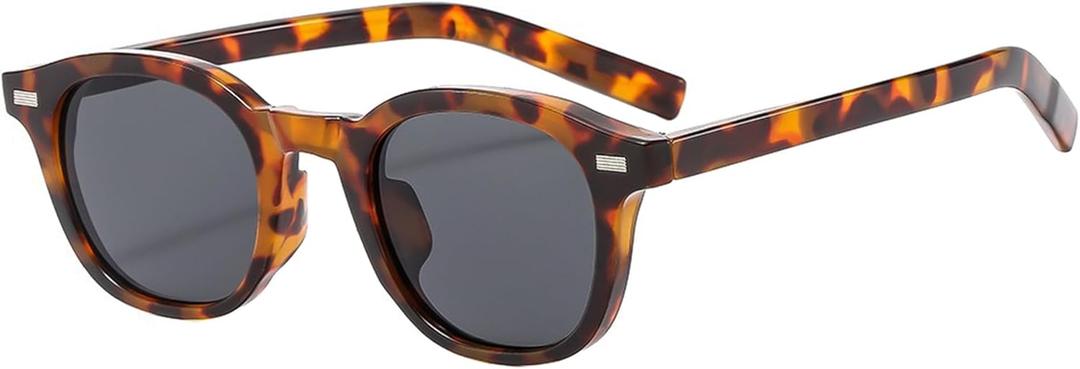Classic Small Round Sunglasses for Women Men Retro Circle Style Tinted Sun Glasses