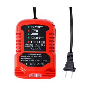 MaySpare M18 Charger Replacement for Milwaukee 18V Lithium-Ion Battery, Mini Portable Fast Charger Compatible with M18 48-11-1850 48-11-1820 48-11-1862 48-11-1880 48-11-1812 (Battery Not Included)